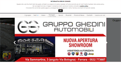 Desktop Screenshot of gruppoghedini.it